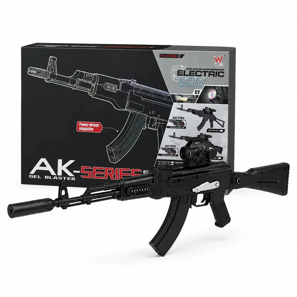 AK47U Tactical Electric Gel Blaster – Hobby-Grade Gel Ball Toy for Outdoor Play