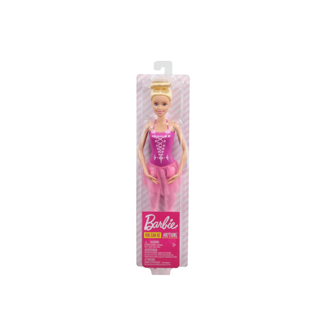 Barbie Ballerina Doll with Tutu Dress & Sculpted Toe Shoes – Ballet Pretend Play Toy
