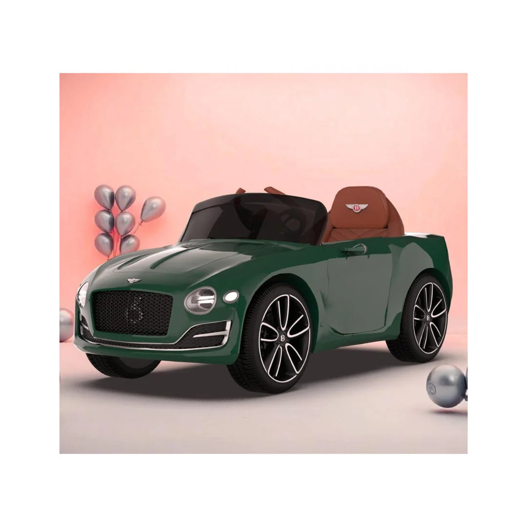 EMotorad Formula Fun Bentley EXP12 Kids Electric Ride-On Car – Green, Suitable for Ages 3+