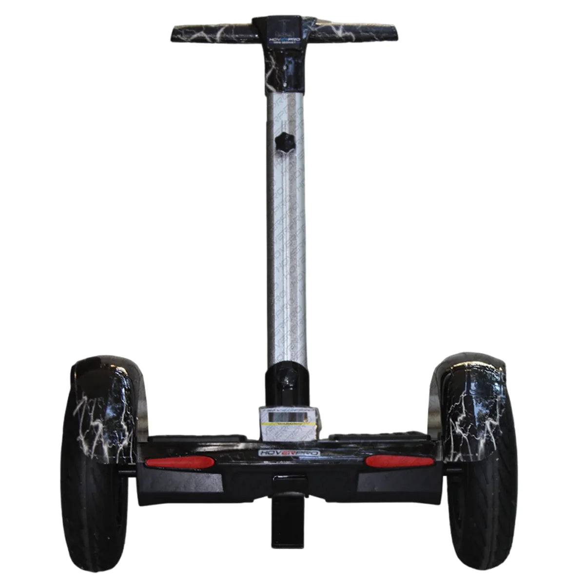 Bluetooth Self-Balancing Hoverboard with Handlebar – Black Lightning Design Electric Scooter