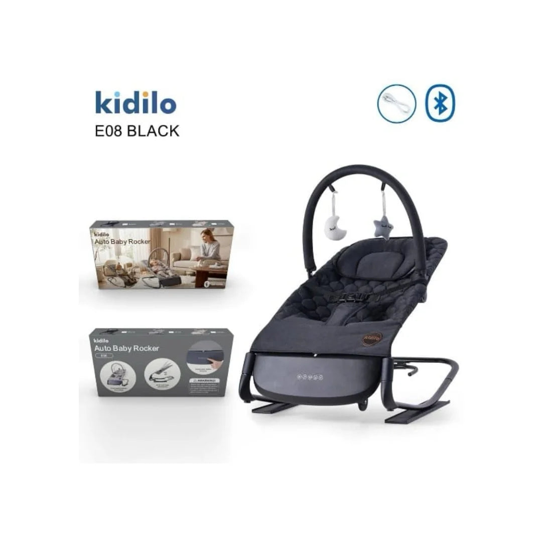 Kidilo Automatic Baby Rocker – Electric Infant Swing with Comfortable Seat