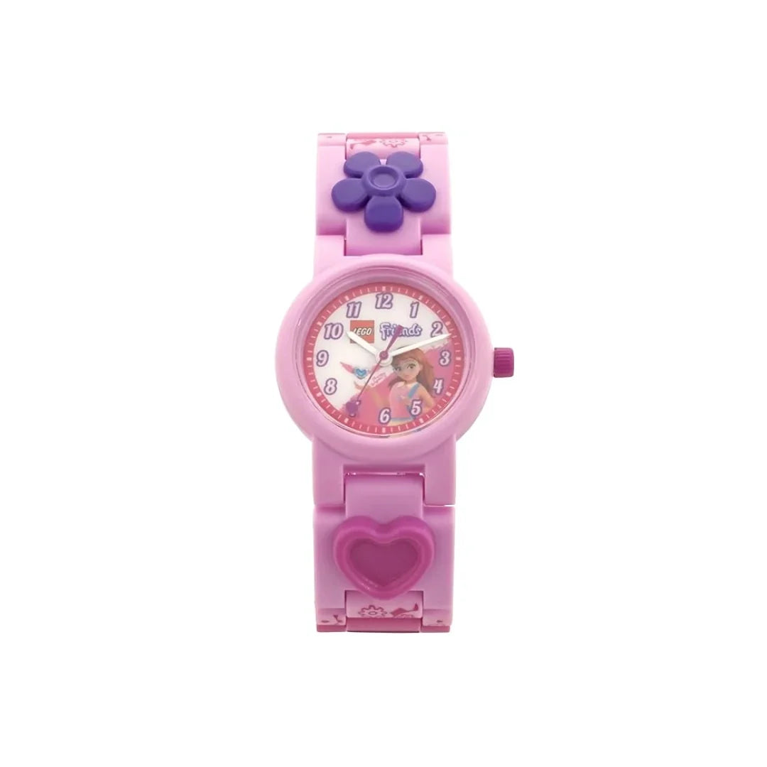 LEGO Friends Olivia Buildable Kids Watch – Fun Construction-Themed Wristwatch