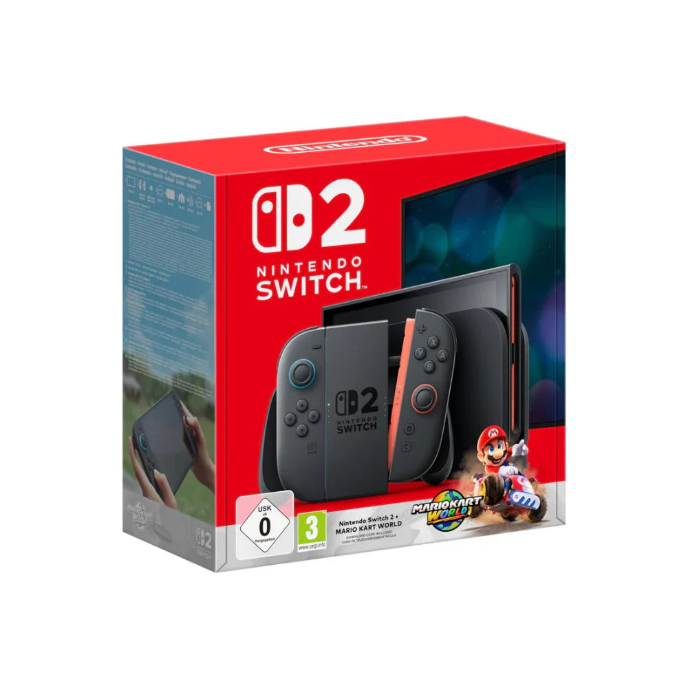 Nintendo Switch 2 Console with Mario Kart World – Digital Game Download Code Included
