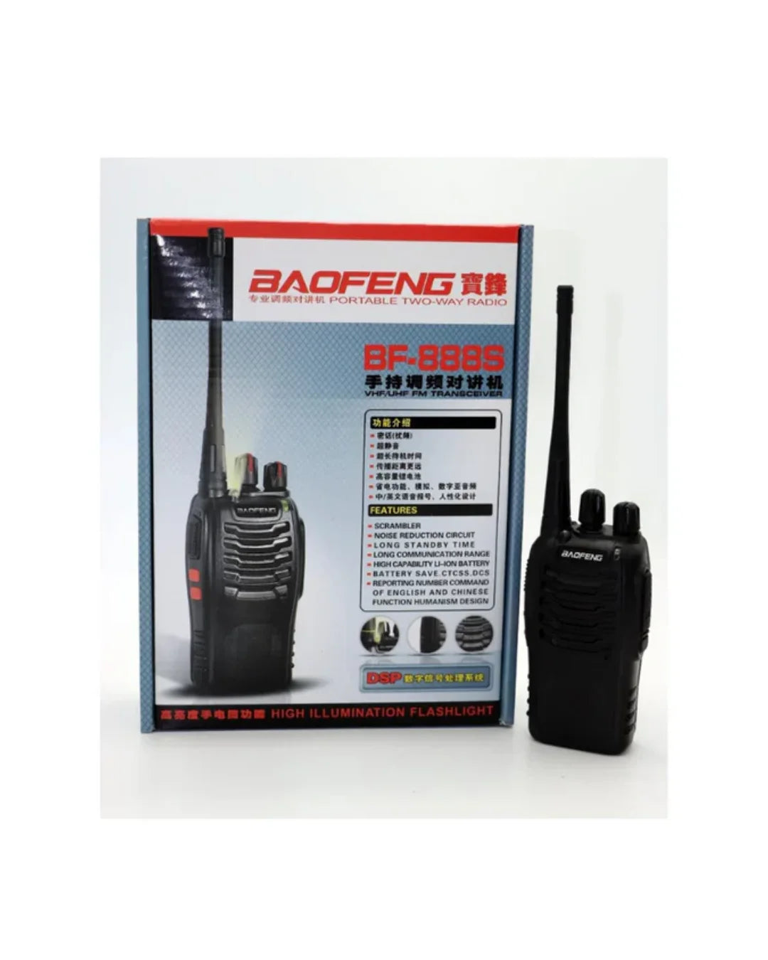 BF-888S Rechargeable Walkie Talkies – Two-Way Radio Set for Adults & Outdoor Use